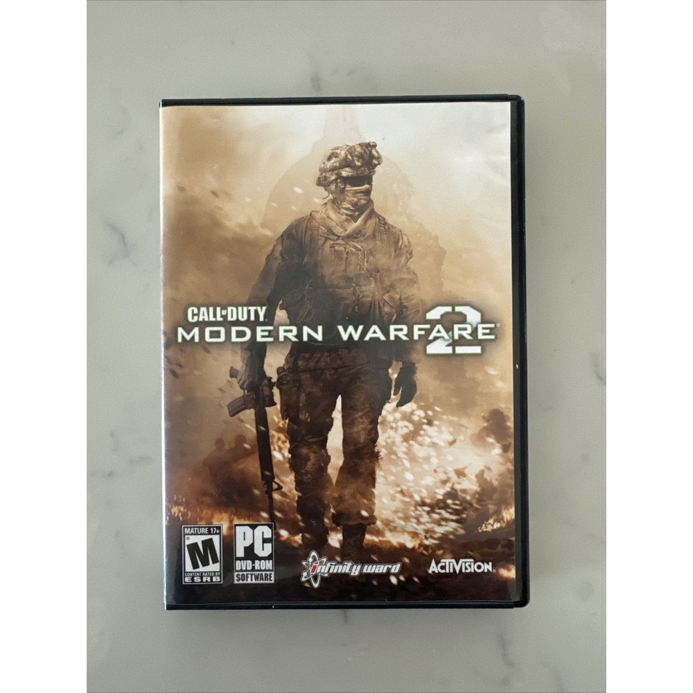 Call of Duty Modern Warfare 2 PC DVD-ROM  2 Discs &‎ Manual CIB